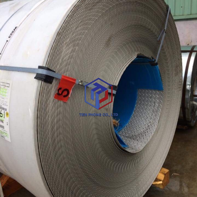 CUỘN INOX BỀ MẶT GÂN 304/316/201